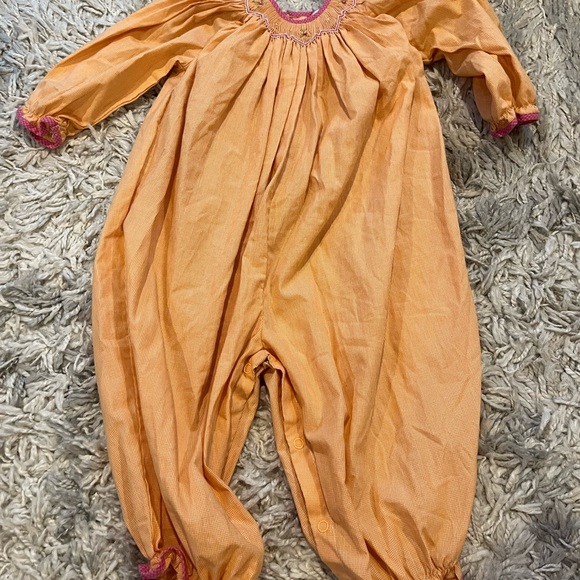 Long, Smocked Bubble - Picture 1 of 4